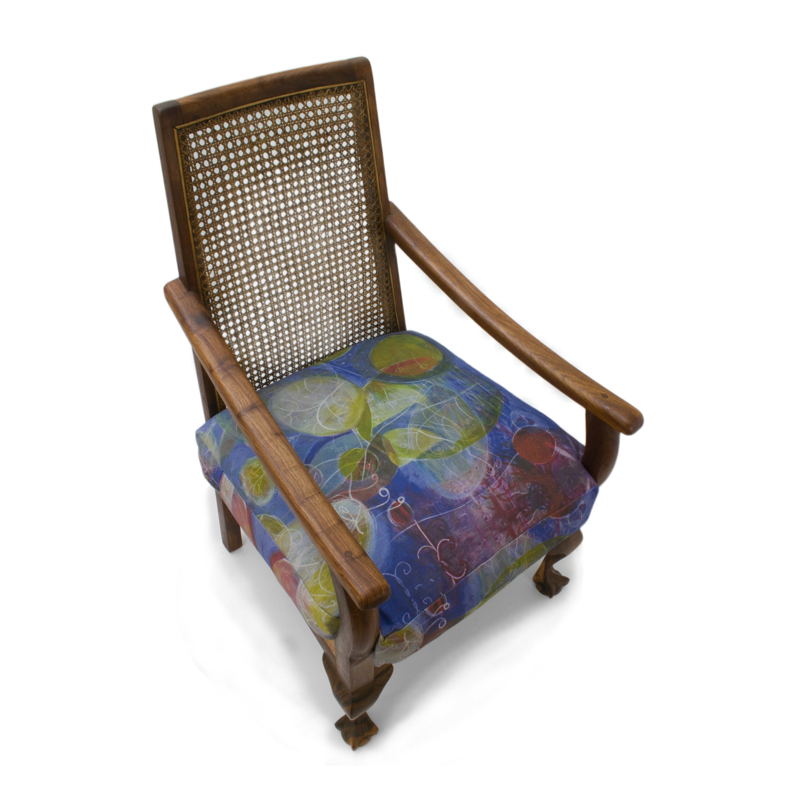 Abstract Rattan Chair